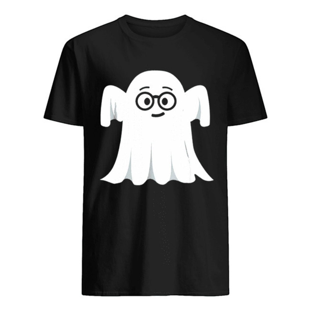 Ghost Emoji Nerd Geek Halloween Shirt